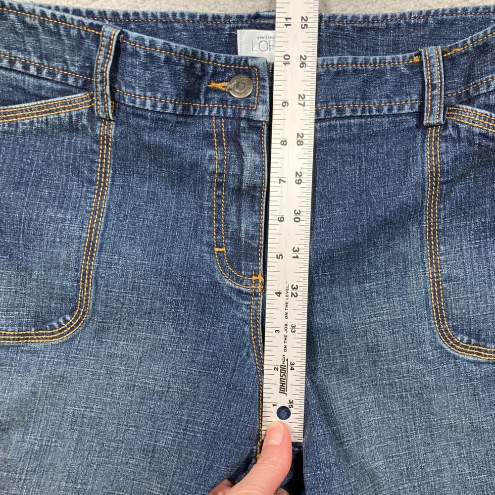 LOFT Blue Denim Bermuda Shorts - Picture 3 of 11